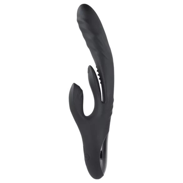 Playboy Rapid Rabbit - rabbit vibrator - oplaadbaar - zwart