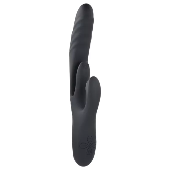 Playboy Rapid Rabbit - rabbit vibrator - oplaadbaar - zwart