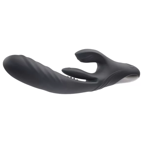 Playboy Rapid Rabbit - rabbit vibrator - oplaadbaar - zwart