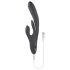 Playboy Rapid Rabbit - oplaadbare clitoris vibrator (zwart)