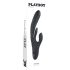 Playboy Rapid Rabbit - oplaadbare clitoris vibrator (zwart)