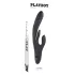 Playboy Rapid Rabbit - rabbit vibrator - oplaadbaar - zwart
