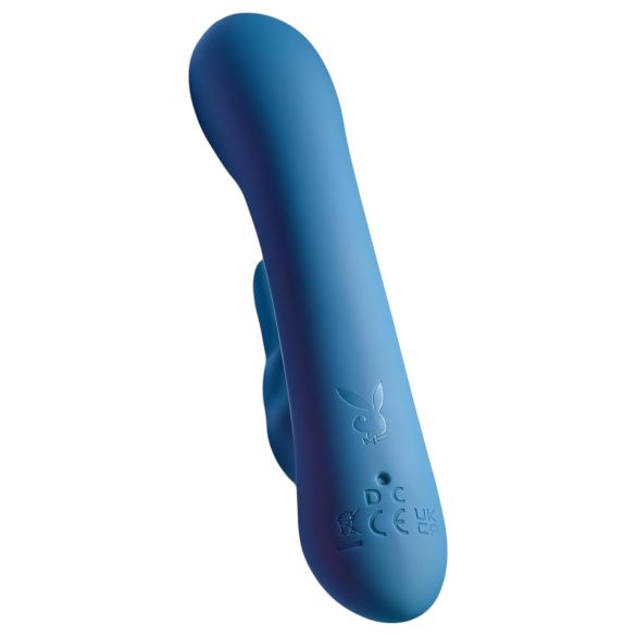 Playboy Konijn - oplaadbare, waterdichte vibratie (turquoise)