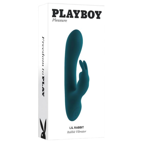 Playboy Konijn - oplaadbare, waterdichte vibratie (turquoise)