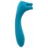 Evolved Hoofd of Staart - oplaadbare dubbele vibrator (blauw)