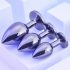 Playboy anaal plug set - 3-delig (zilver)
