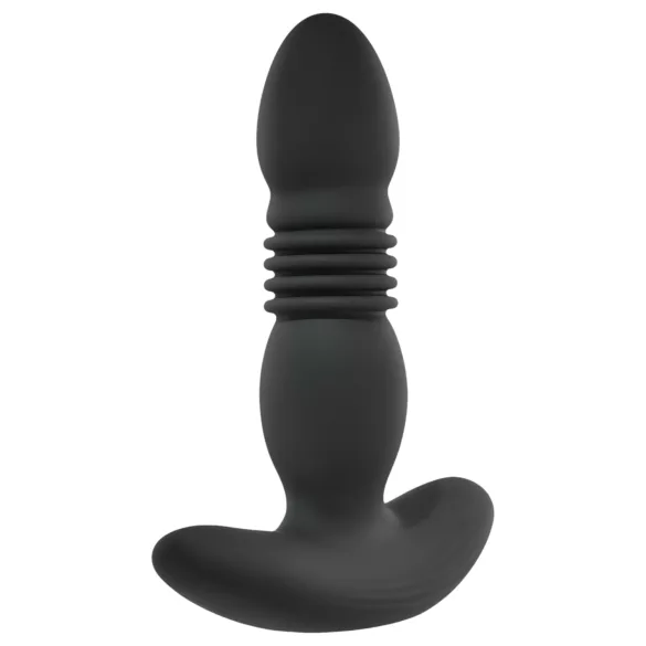 Playboy - oplaadbare stotende anaal vibrator - zwart