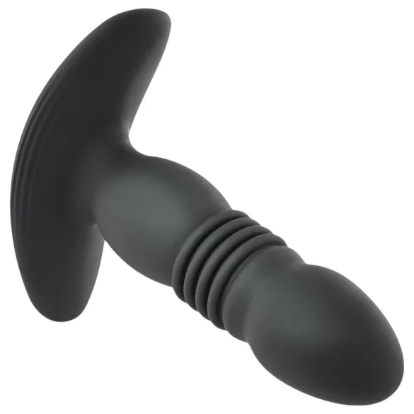 Playboy - oplaadbare stotende anaal vibrator - zwart