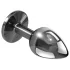 Playboy Tux - buttplug - klein - zilver
