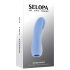 Evolved - getextureerde vinger-vibrator (blauw)