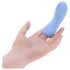 Evolved - getextureerde vinger-vibrator (blauw)