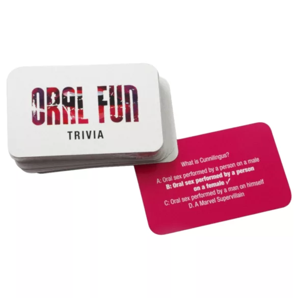 Oral Fun - erotisch gezelschapsspel voor koppels (Engelstalig)