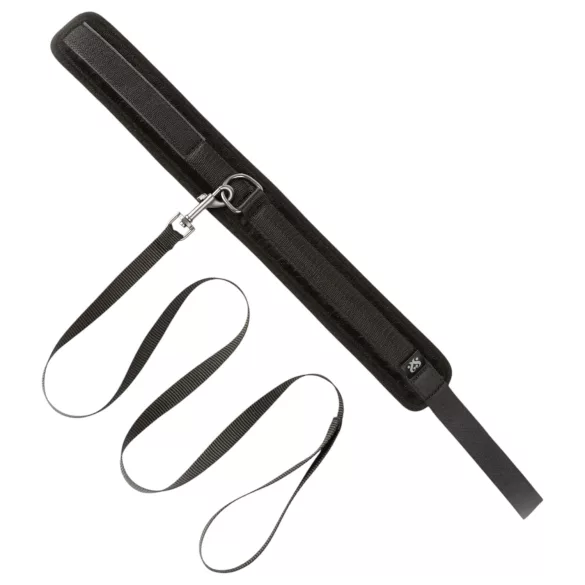 Sei Mio - halsband en riem - verstelbaar - zwart