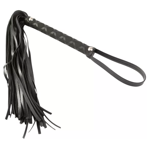 Sei Mio - zweep - zwart - vegan leer