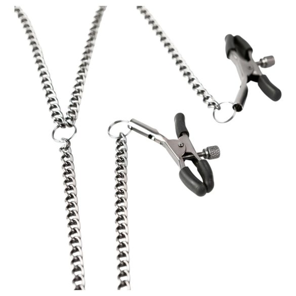 Sei Mio - tepelsieraden & schaamlipklemmen (zwart)