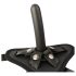 Sei Mio - verstelbare strap-on dildo met harnas - 12,5 cm (zwart)