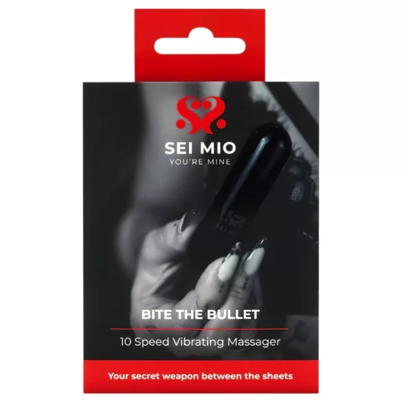 Sei Mio - mini vibrator - zwart