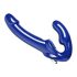 Strap U Revolver II - strap-on vibrator - vibrerend - siliconen blauw