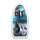 XR Brands - Trinity - peniskop met twee ballen en eikelvibrator (zwart-zilver)