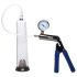 Tom Heavy Duty - penispomp met metalen pomphefboom (transparant)