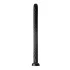 Hosed Spiral Anal Snake 19 - anaal dildo met zuignap - zwart