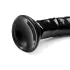 Hosed Anal Snake 19 - anale dildo met zuignap - zwart