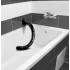 Hosed Anal Snake 19 - anale dildo met zuignap - zwart
