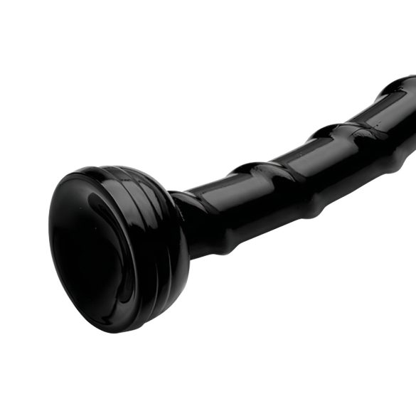 Hosed Swirl Thin Anal Snake 18 - anale dildo (zwart)