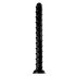 Hosed Swirl Tchick Anale Dildo 18 - anale dildo (zwart)