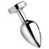 Booty Sparks - Gloeiende Anaal Plug - Medium (Zilver)