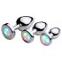 Booty Sparks - Gloeiende Anaal Plug - Medium (Zilver)