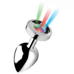 Booty Sparks - buttplug met licht - groot - zilver