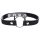 Master Series Kinky Kitty - halsband met kattenkopje (zwart)