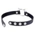 Master Series Kinky Kitty - halsband met kattenkopje (zwart)
