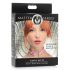 Master Series Kinky Kitty - halsband met kattenkop en ring (roze)