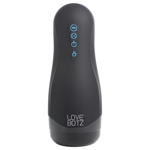 Lovebotz Auto Melker - waterdichte zuig- en tril-masturbator (zwart)
