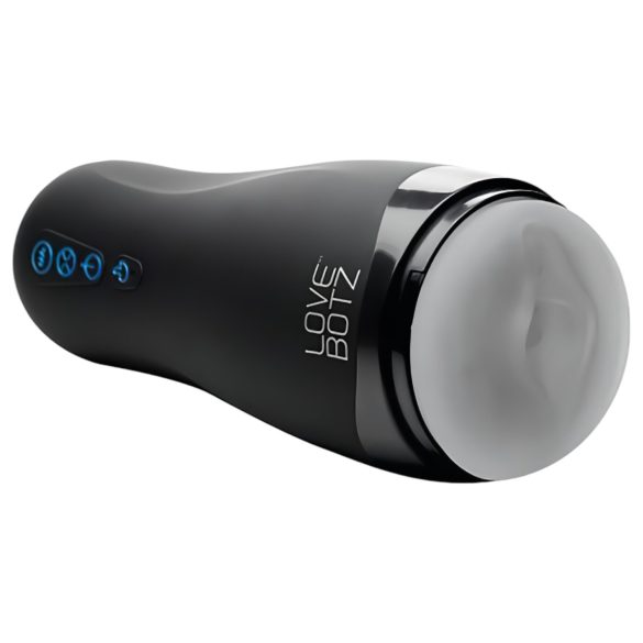 Lovebotz - automatische zuigmasturbator - waterdicht, trilfunctie - zwart