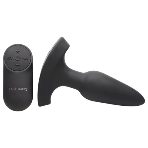 Booty Sparks Laser - oplaadbare, radiografische anaal vibrator (zwart)