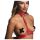 Strak - halsband harnas (rood)