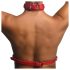 Strak - halsband harnas (rood)