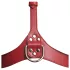 Strict - halter lichaamsharnas (rood) - M/L