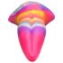 Creature Cocks Tongue - Glow-in-the-Dark Siliconen Dildo - 21cm