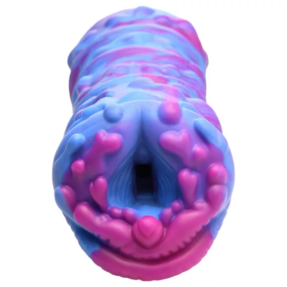 Creature Cocks Cyclone - siliconen alien kunstvagina (paars-roze)
