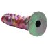 Creature Cocks Larva - buitenaardse ei-afzet dildo (regenboog)