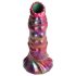 Creature Cocks Larva - buitenaardse ei-afzet dildo (regenboog)