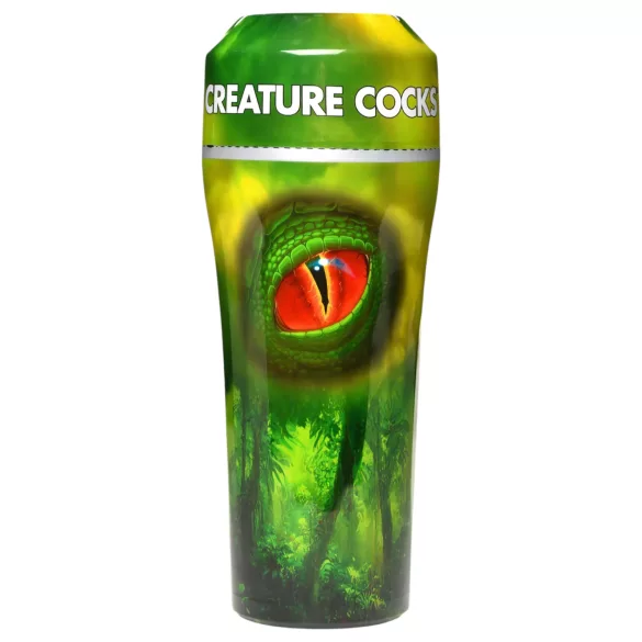 Creature Cocks Raptor - reptielen-masturbator in huls (zwart-groen)