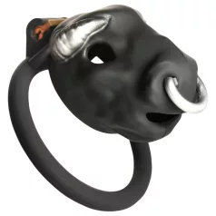 Master Series Bull - peniskooi met stierenkop (zwart)