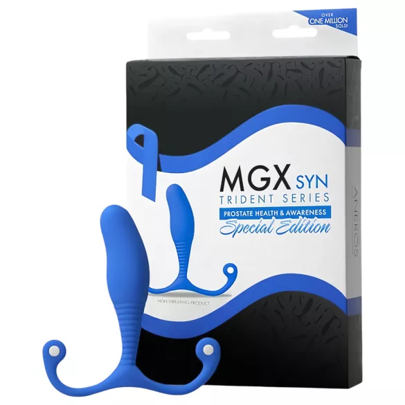 Aneros MGX Syn Trident - prostaatdildo (blauw)