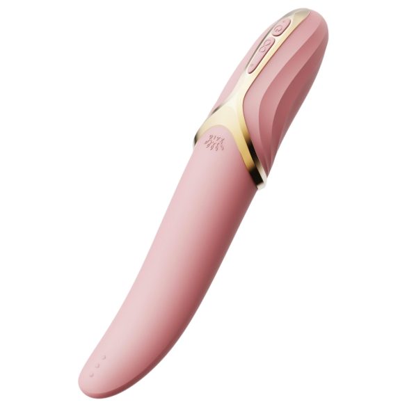 Zalo Eve - oplaadbare verwarmende draaivibrator (roze)