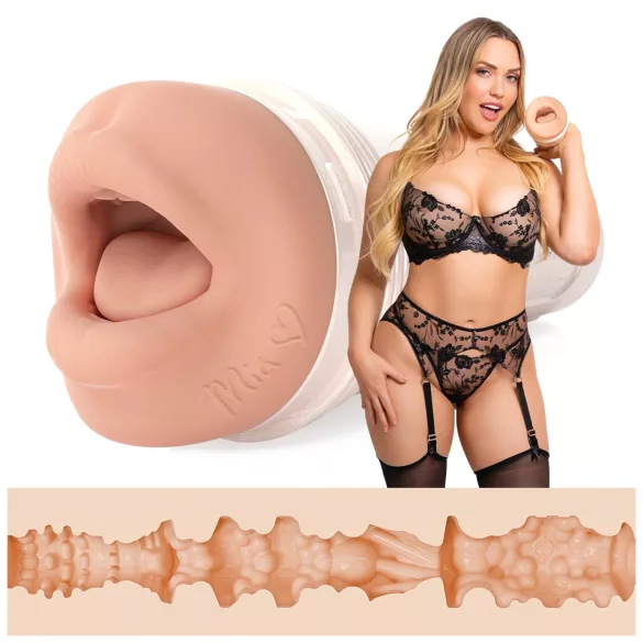 Fleshlight Mia Malkova - mondmasturbator - realistisch - huidkleur
